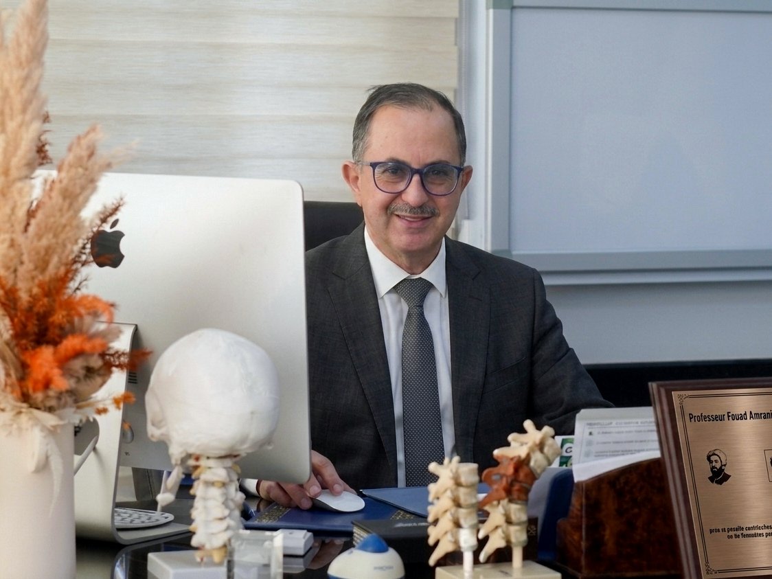 Cabinet de neurochirurgie du Pr Amrani Joutey à Casablanca, avenue 2 Mars